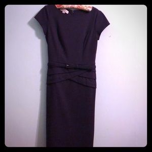 Kasper Plum Dress